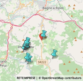 Mappa Via di Poggio Ugolino, 50012 Bagno a Ripoli FI, Italia (3.66455)