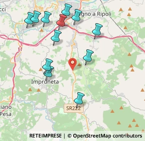 Mappa Via di Poggio Ugolino, 50012 Bagno a Ripoli FI, Italia (4.4725)