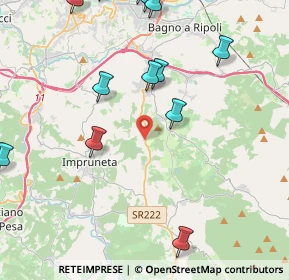 Mappa Via di Poggio Ugolino, 50012 Bagno a Ripoli FI, Italia (6.404)