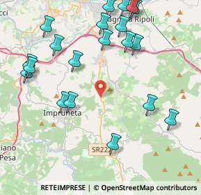 Mappa Via di Poggio Ugolino, 50012 Bagno a Ripoli FI, Italia (5.0905)