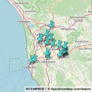 Mappa Via San Donato, 56021 Cascina PI, Italia (10.99632)