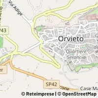 Hartă Orvieto