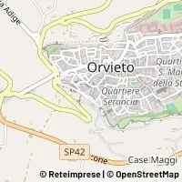 Karte Orvieto