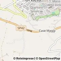 Kaart Orvieto