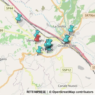 Mappa Via del Popolo, 05018 Orvieto TR, Italia (1.20167)
