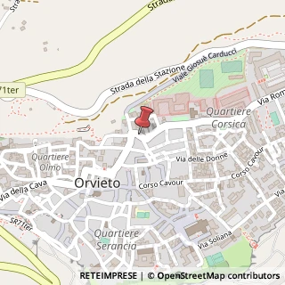 Mappa Piazza Corsica, 2, 05018 Orvieto, Terni (Umbria)