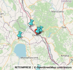 Mappa Via Pecorelli, 05018 Orvieto TR, Italia (34.135)