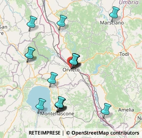 Mappa Via Pecorelli, 05018 Orvieto TR, Italia (16.65294)