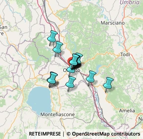 Mappa Via Pecorelli, 05018 Orvieto TR, Italia (6.85563)