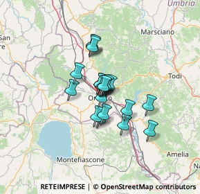 Mappa Vicolo Olmo, 05018 Orvieto TR, Italia (8.1165)