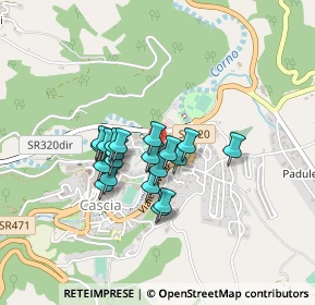 Mappa Via Pier Paolo Prosperi, 06043 Cascia PG, Italia (0.32)