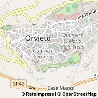 Mapa Orvieto