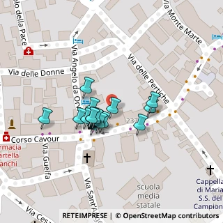 Mappa Piazza Sant'Angelo, 05018 Orvieto TR, Italia (0.00455)