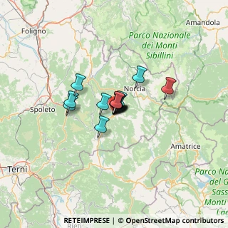Mappa Via del Pago, 06043 Cascia PG, Italia (6.15929)