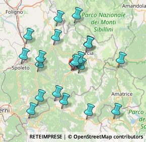 Mappa Via Don Oreste Medici, 06043 Cascia PG, Italia (15.7945)