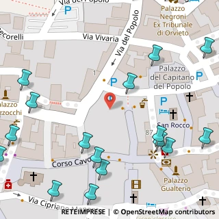 Mappa Via di Piazza del Popolo, 05018 Orvieto TR, Italia (0.114)