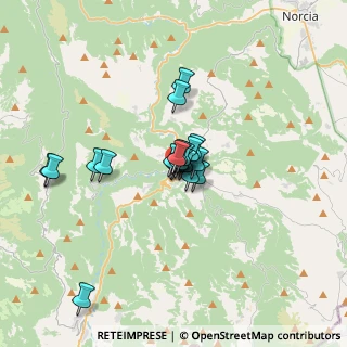 Mappa Via Fasce, 06043 Cascia PG, Italia (2.2355)