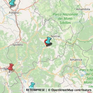 Mappa Via Fasce, 06043 Cascia PG, Italia (39.61222)