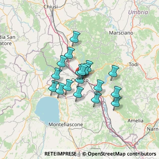Mappa Via Ascanio Vitozzi, 05018 Orvieto TR, Italia (10.05833)