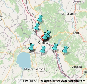 Mappa Piazza Cesare Fracassini, 05018 Orvieto TR, Italia (7.71143)