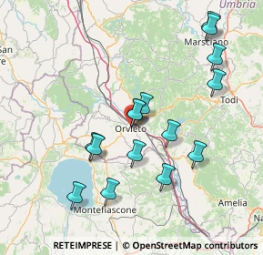Mappa Piazza Cesare Fracassini, 05018 Orvieto TR, Italia (15.466)