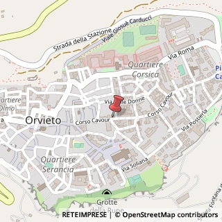 Mappa Corso Cavour, 124, 05018 Orvieto, Terni (Umbria)