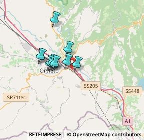 Mappa CENTRO COMMERCIALE PORTA DI ORVIETO, 05018 Orvieto TR, Italia (2.52636)