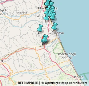Mappa Autostrada Adriatica, 64023 Giulianova TE, Italia (8.51)