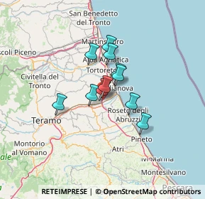 Mappa Autostrada Adriatica, 64023 Giulianova TE, Italia (8.61273)