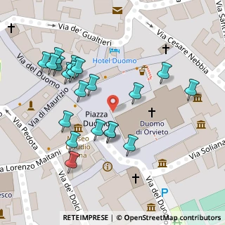 Mappa Piazza del Duomo, 05018 Orvieto TR, Italia (0.0655)