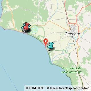Mappa Via Silvio Pellico, 58100 Marina di Grosseto GR, Italia (8.6545)