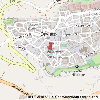 Mappa Via dei Saracinelli, 20, 05018 Orvieto, Terni (Umbria)