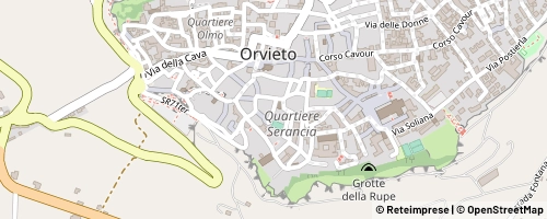 Mappa Orvieto