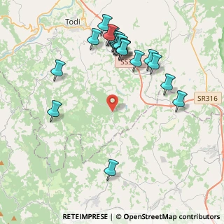 Mappa Strada Provinciale, 06059 Avigliano umbro TR, Italia (4.732)