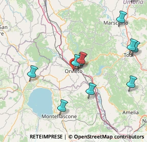 Mappa Vicolo dei Lattanzi, 05018 Orvieto TR, Italia (18.66636)