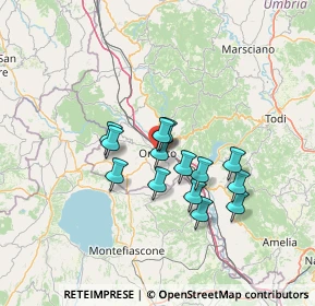 Mappa Via Giuseppe Garibaldi, 05018 Orvieto TR, Italia (11.04286)