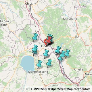 Mappa Piazza de' Ranieri, 05018 Orvieto TR, Italia (8.829)