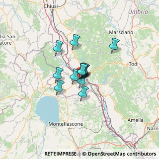 Mappa Piazza de' Ranieri, 05018 Orvieto TR, Italia (7.00538)