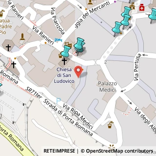 Mappa Piazza de' Ranieri, 05018 Orvieto TR, Italia (0.136)