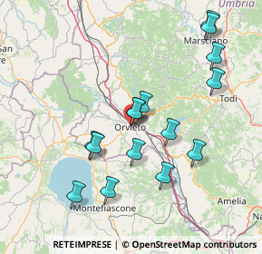 Mappa Via dei Dolci, 05018 Orvieto TR, Italia (15.434)