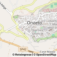 Mapa Orvieto