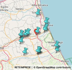 Mappa C.da Rovano, 64023 Mosciano Sant'Angelo TE, Italia (7.05588)