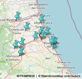 Mappa C.da Rovano, 64023 Mosciano Sant'Angelo TE, Italia (12.92571)