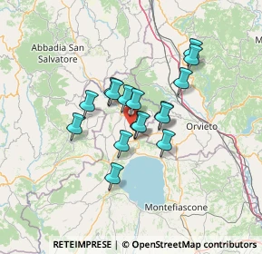 Mappa Località Campo Morino, 01021 Acquapendente VT, Italia (9.91438)