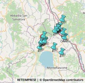 Mappa Località Campo Morino, 01021 Acquapendente VT, Italia (10.29941)