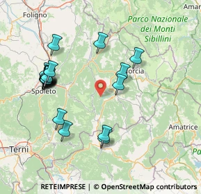 Mappa Frazione di Roccaporena, 06043 Cascia PG, Italia (16.7765)