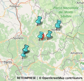 Mappa Frazione di Roccaporena, 06043 Cascia PG, Italia (12.40091)