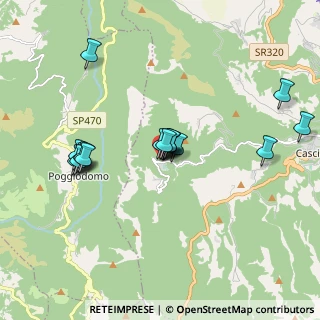 Mappa Frazione di Roccaporena, 06043 Cascia PG, Italia (1.69412)