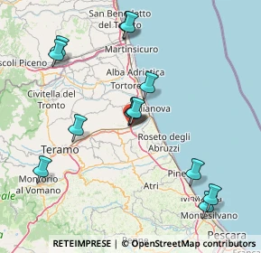 Mappa Strada Statale 80 per Teramo, 64023 Mosciano Sant'Angelo TE, Italia (17.00154)