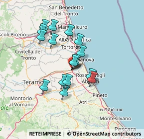 Mappa Strada Statale 80 per Teramo, 64023 Mosciano Sant'Angelo TE, Italia (11.33444)